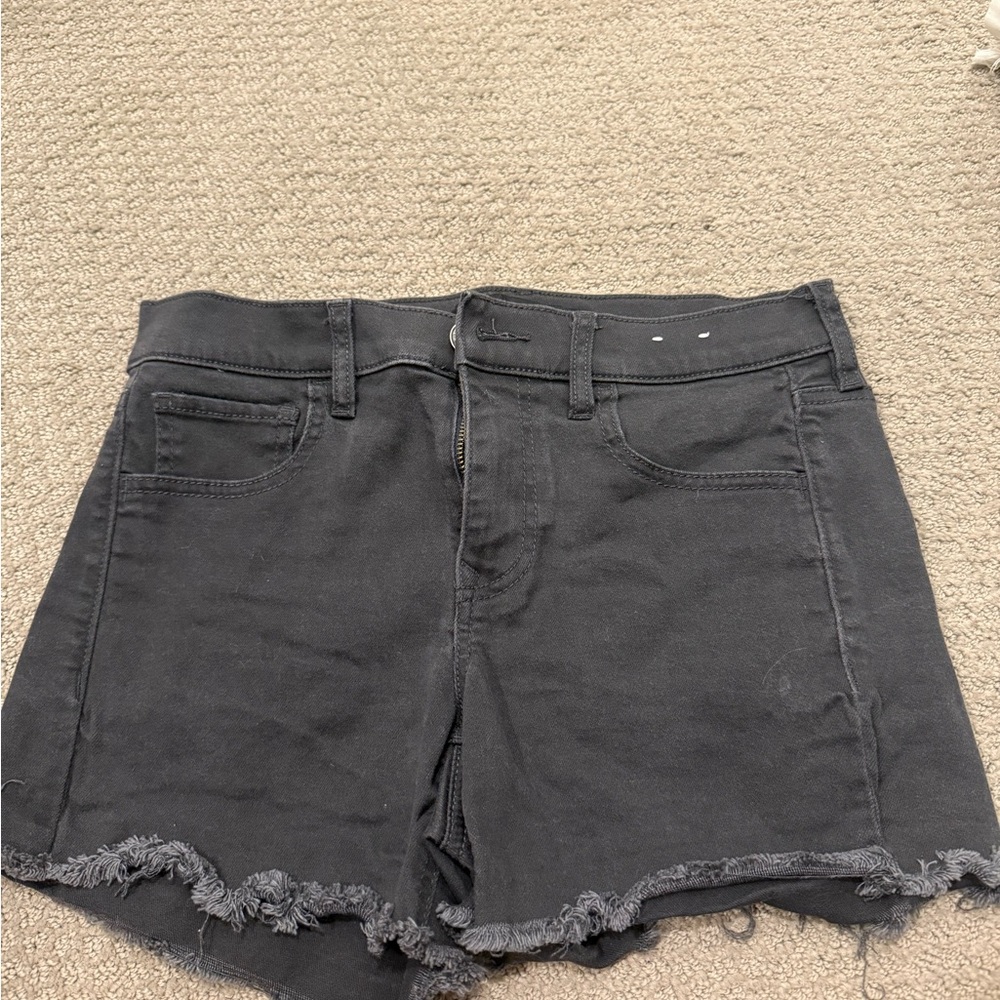 Express Charcoal Jean Shorts